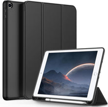 iPad 9.7 Hülle mit Stifthalter und Schlaf/Wach-Funktion Schwarz