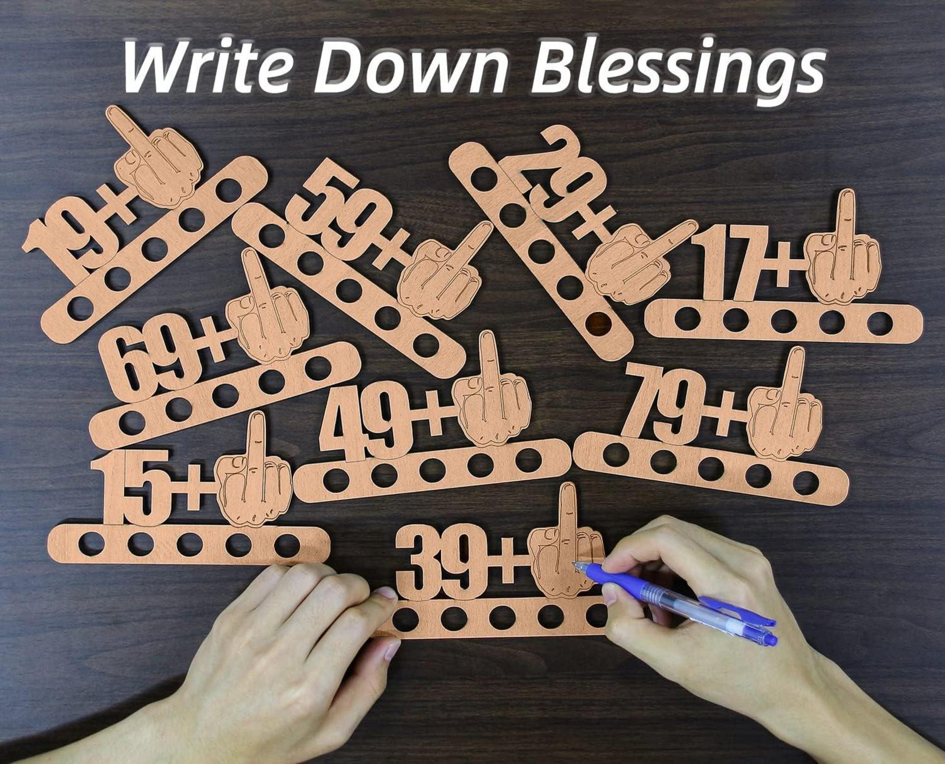 Giftota Lustiges 30. Geburtstag Holz Geldgeschenk 29+1 16x9.5cm - Geburtstags Jubiläum Gästebuch DIY Ideen - Geschenke Frauen Männer 30 Jahre