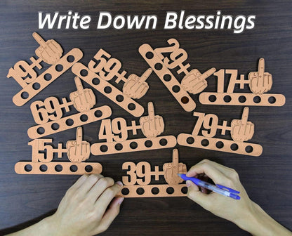 Giftota Lustiges 30. Geburtstag Holz Geldgeschenk 29+1 16x9.5cm - Geburtstags Jubiläum Gästebuch DIY Ideen - Geschenke Frauen Männer 30 Jahre