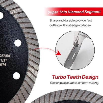 Diamant-Trennscheibe 250mm 10 Stück Superdünn für Fliesen