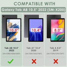 Samsung Galaxy Tab A8 10.5 Zoll Hülle PU Leder Smart Folio