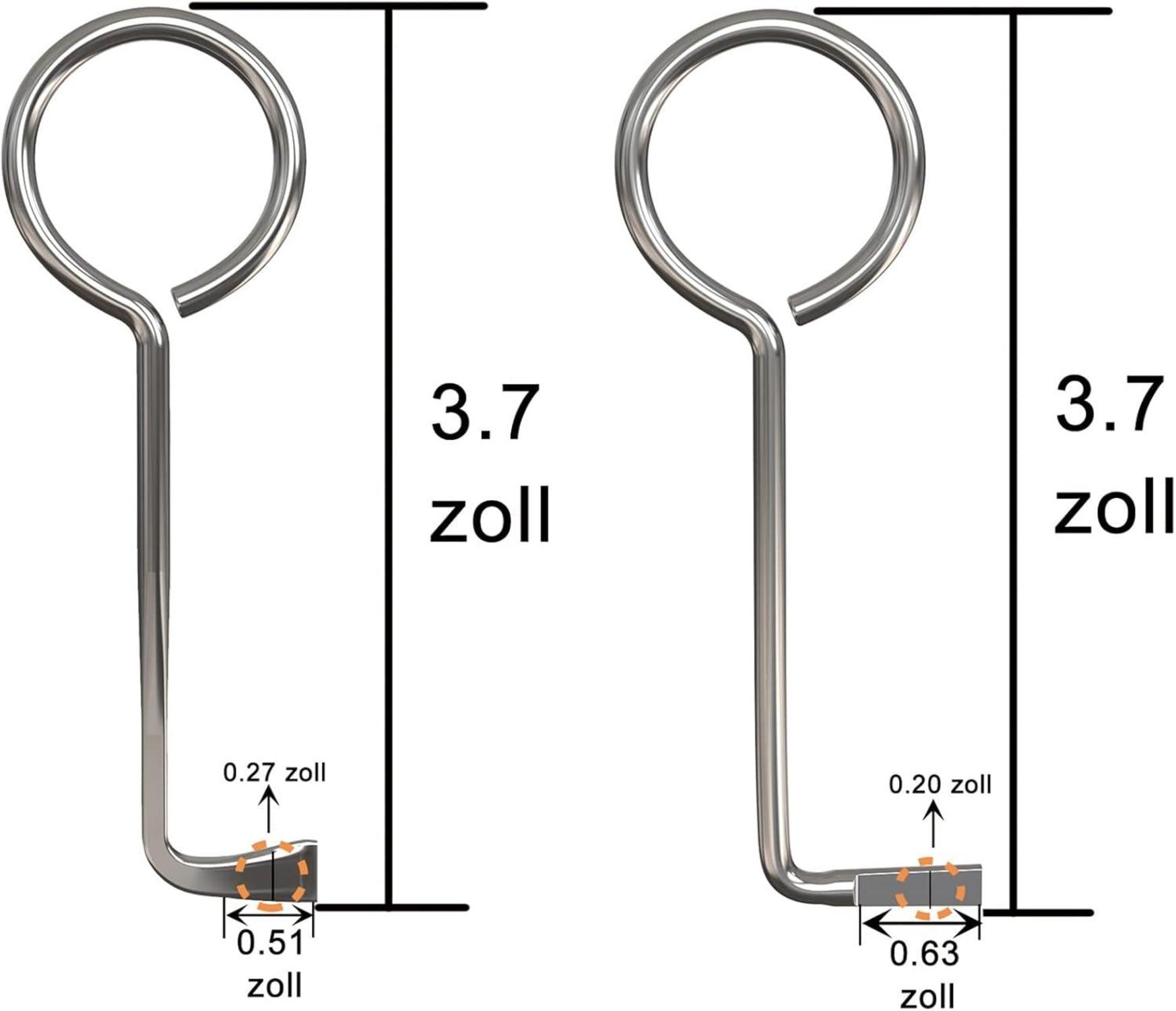 2er Set Profi Dietrich Buntbartschlüssel Universalöffner