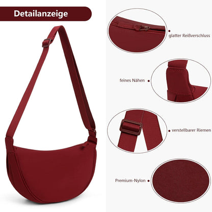 Damen Halbmond Crossbody Schultertasche Hobo Casual Bag