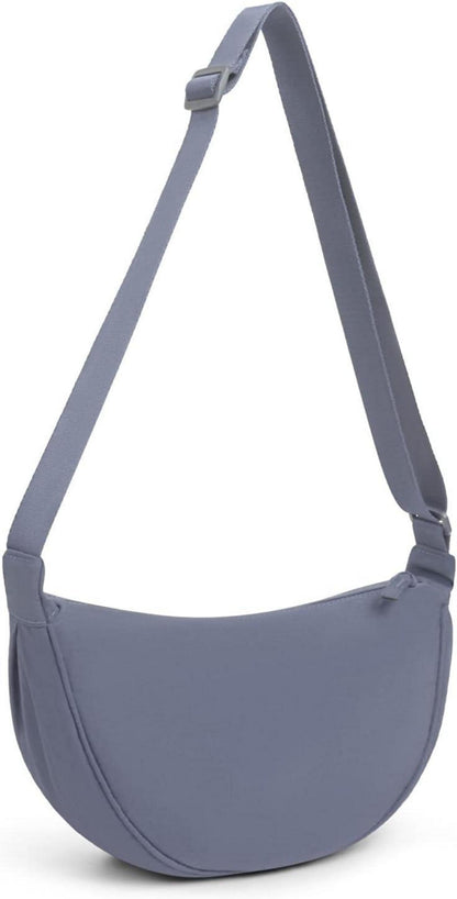 Halbmond Crossbody Schultertasche für Damen mit verstellbarem Gurt
