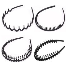 Elastisches Haarband Set mit Zickzack-Design, 4 Stück