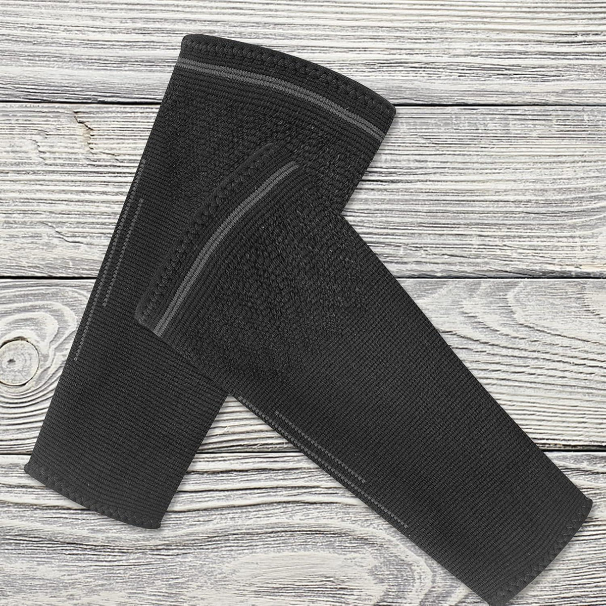 Volleyball Armschoner Damen Herren – Kompressions-Armstulpen Schwarz