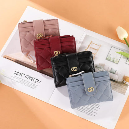 GAEKEAO Damen Geldbörse RFID Leder Portmonee Geschenk Brieftasche Slim Wallet