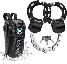 E-Scooter Schloss mit wasserdichter Tasche und Handschellenschloss