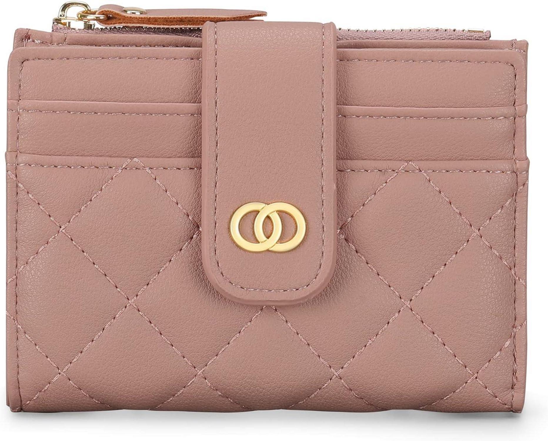 Damen Geldbörse RFID Leder Portmonee Geschenk Slim Wallet Blau