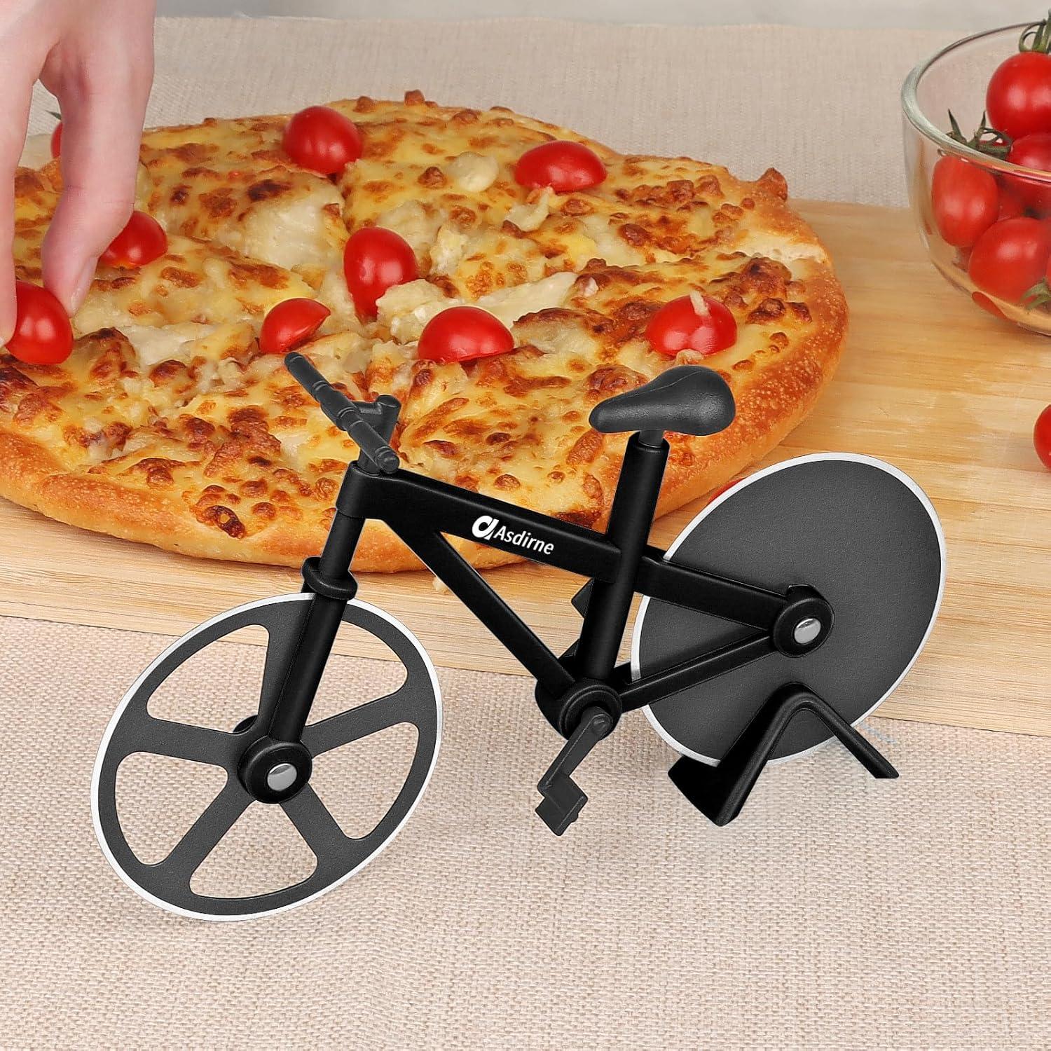 Pizzaschneider Fahrrad Rad Antihaftbeschichtung Edelstahl scharfe