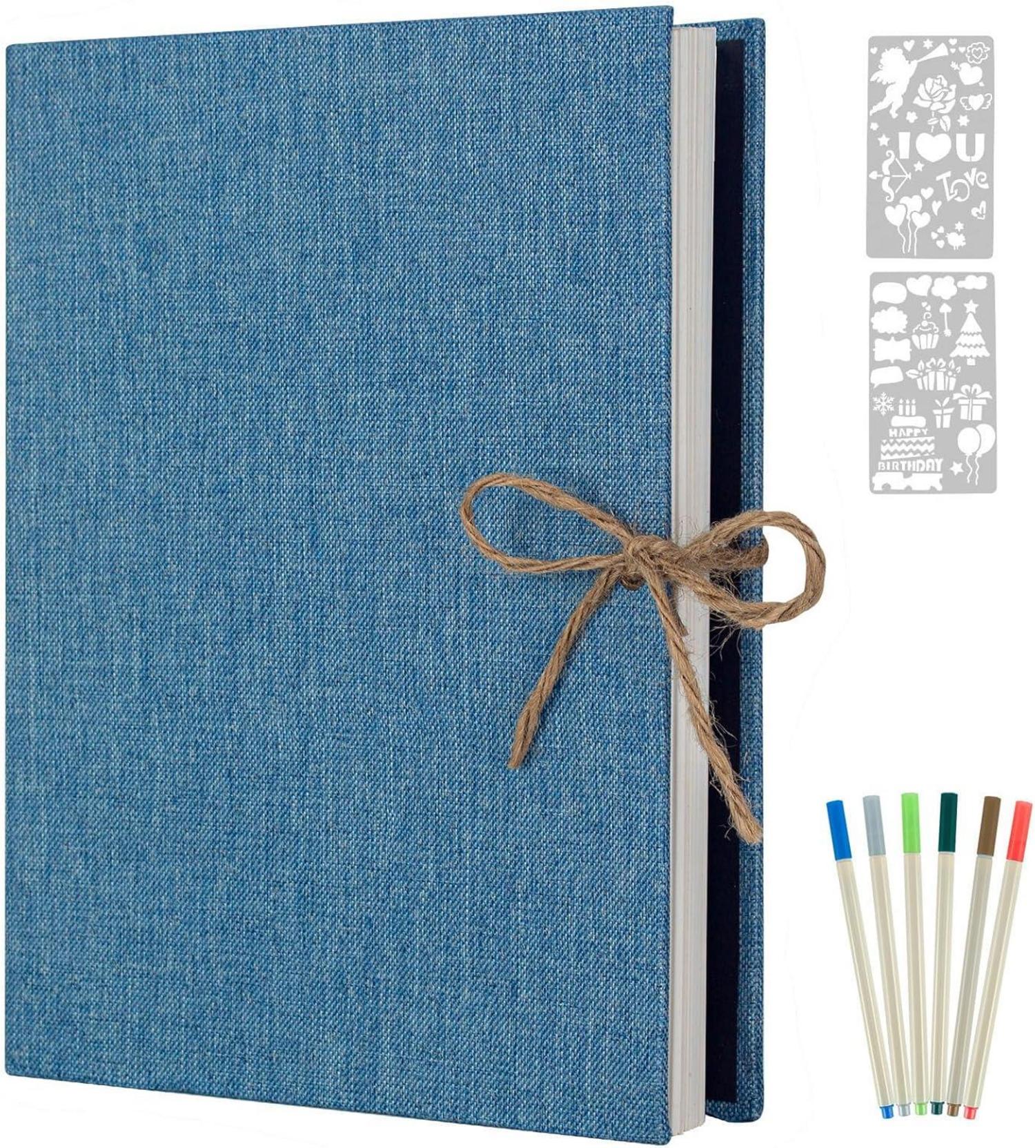 Fotoalbum zum Selbstgestalten, Scrapbook mit Weißen Seiten
