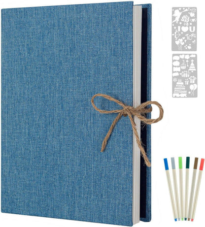 Fotoalbum zum Selbstgestalten, Scrapbook mit Weißen Seiten