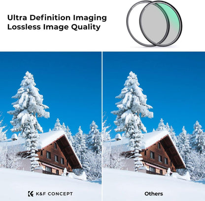 77mm CPL Filter mit Magnetadapter Nano X-Serie K&F Concept