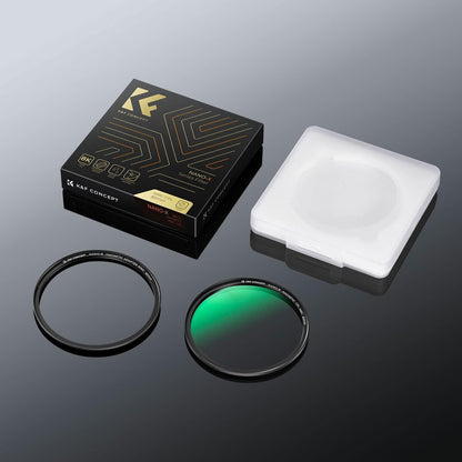 K&F Concept Nano X-Serie Polfilter 77mm mit Magnetadapter-CPL Filter 28x beschichtet