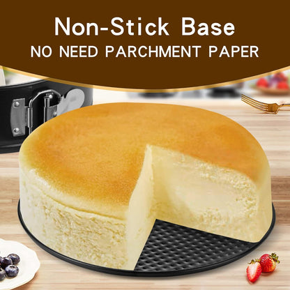 Kuchenform Rund 26 cm Antihaftbeschichtet Schwarz