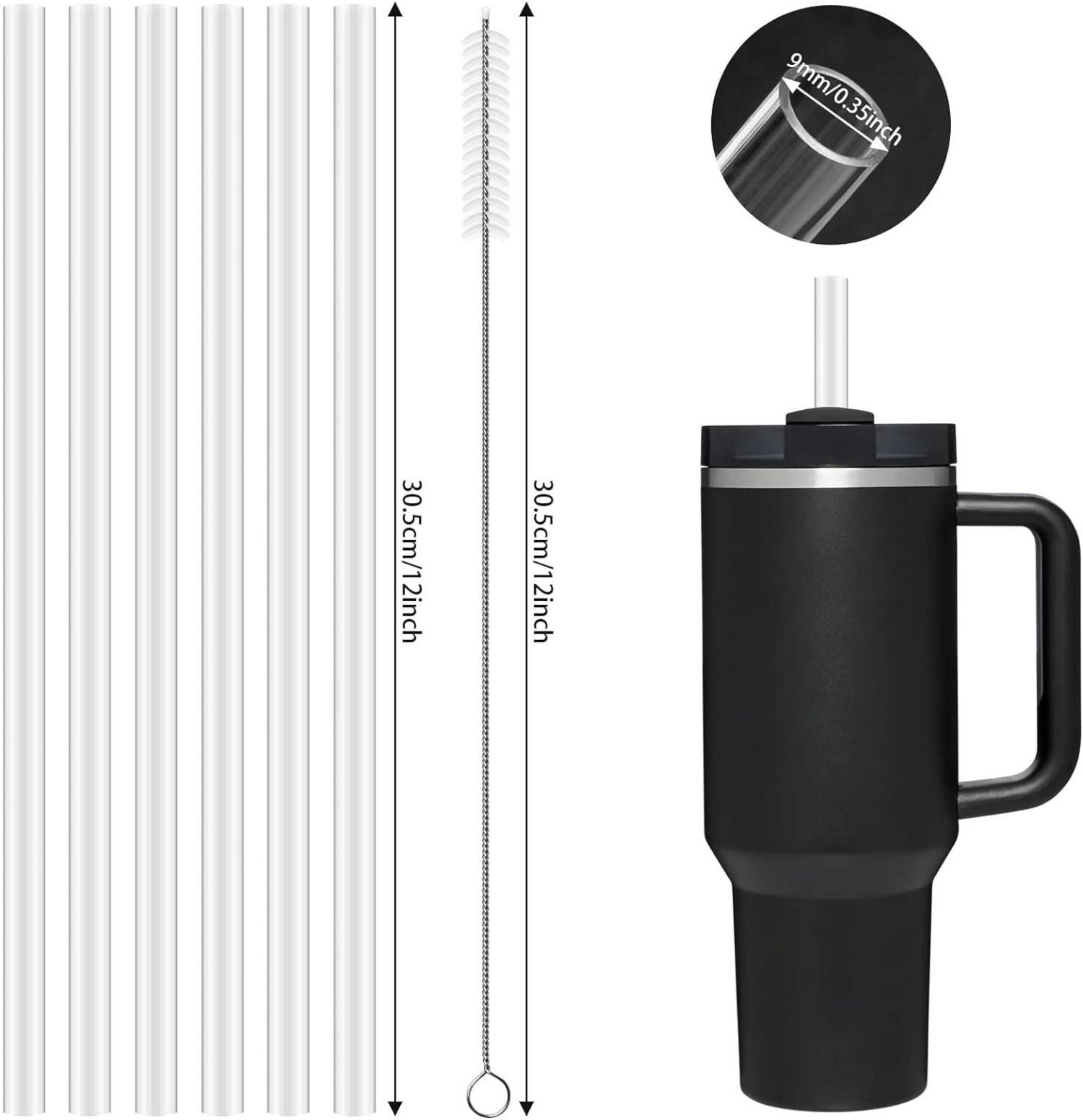 6er Pack Strohhalme für Stanley Adventure Travel Tumbler