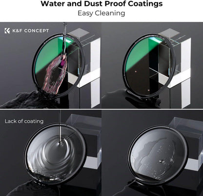72mm Magnetischer Polfilter mit Adapterring Nano X-Serie erstklassig