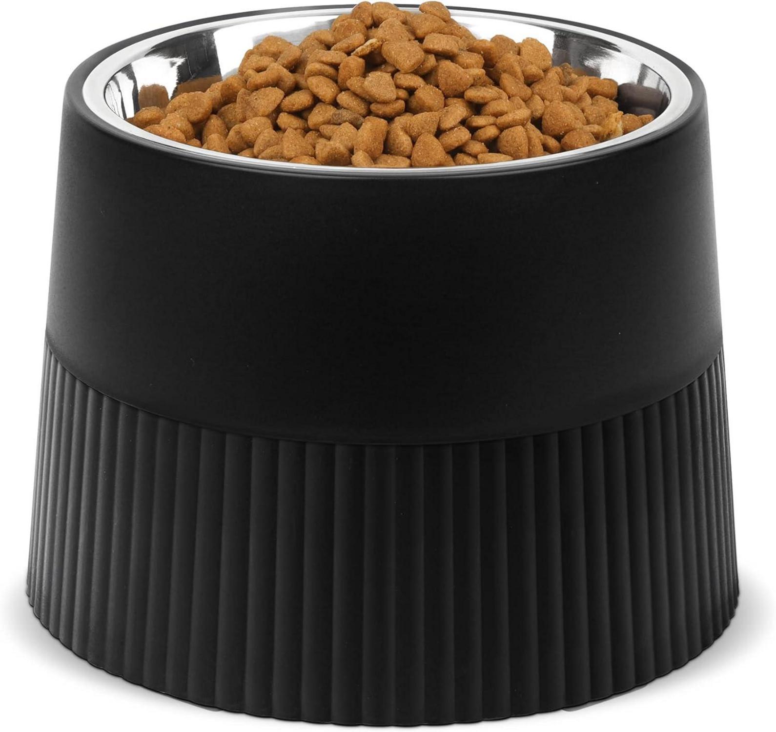 Futternapf 400ml für Hunde und Katzen erhöht mit rutschfestem Ständer