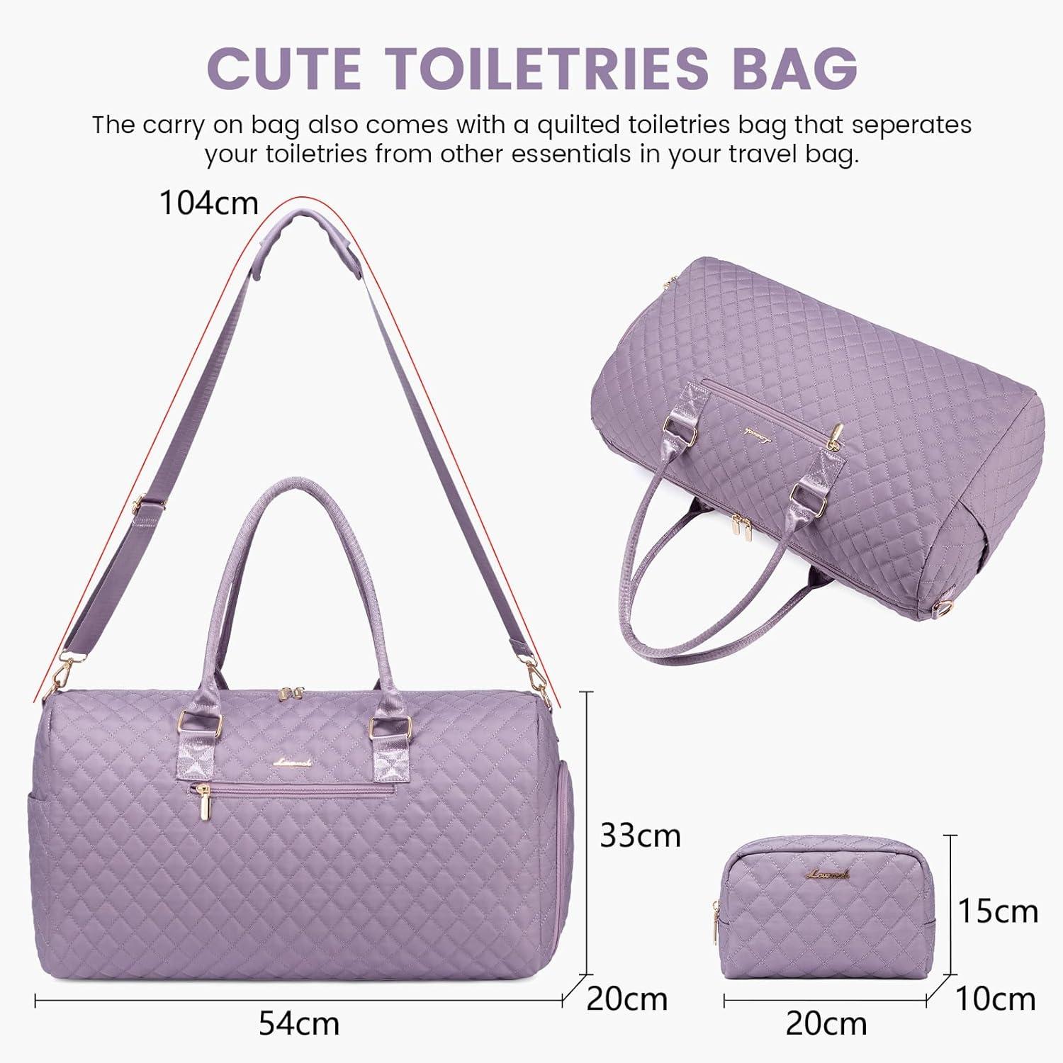 Sporttasche Damen Reisetasche Weekender Nassfach Schuhfach