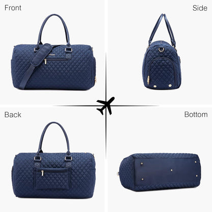 LOVEVOOK Damen Sporttasche Reisetasche Weekender Marineblau