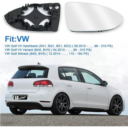 URAQT Spiegelglas Golf 7 Rechts Beheizbar OEM:V-W 5G0857522