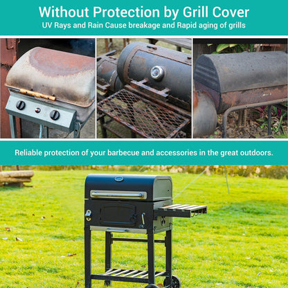 Grill Abdeckung 105x50cm Wasserdicht BBQ Cover 600D Oxford Tuch UV-Beständig