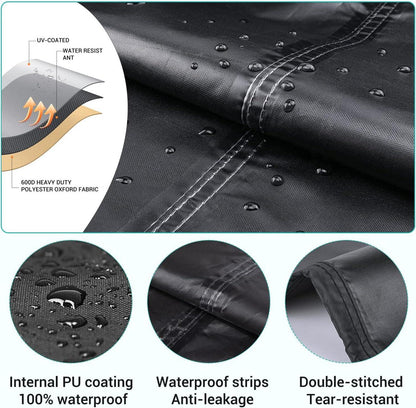 Grillabdeckung 600D Oxford Tuch Wasserdicht Winddicht UV-Beständig