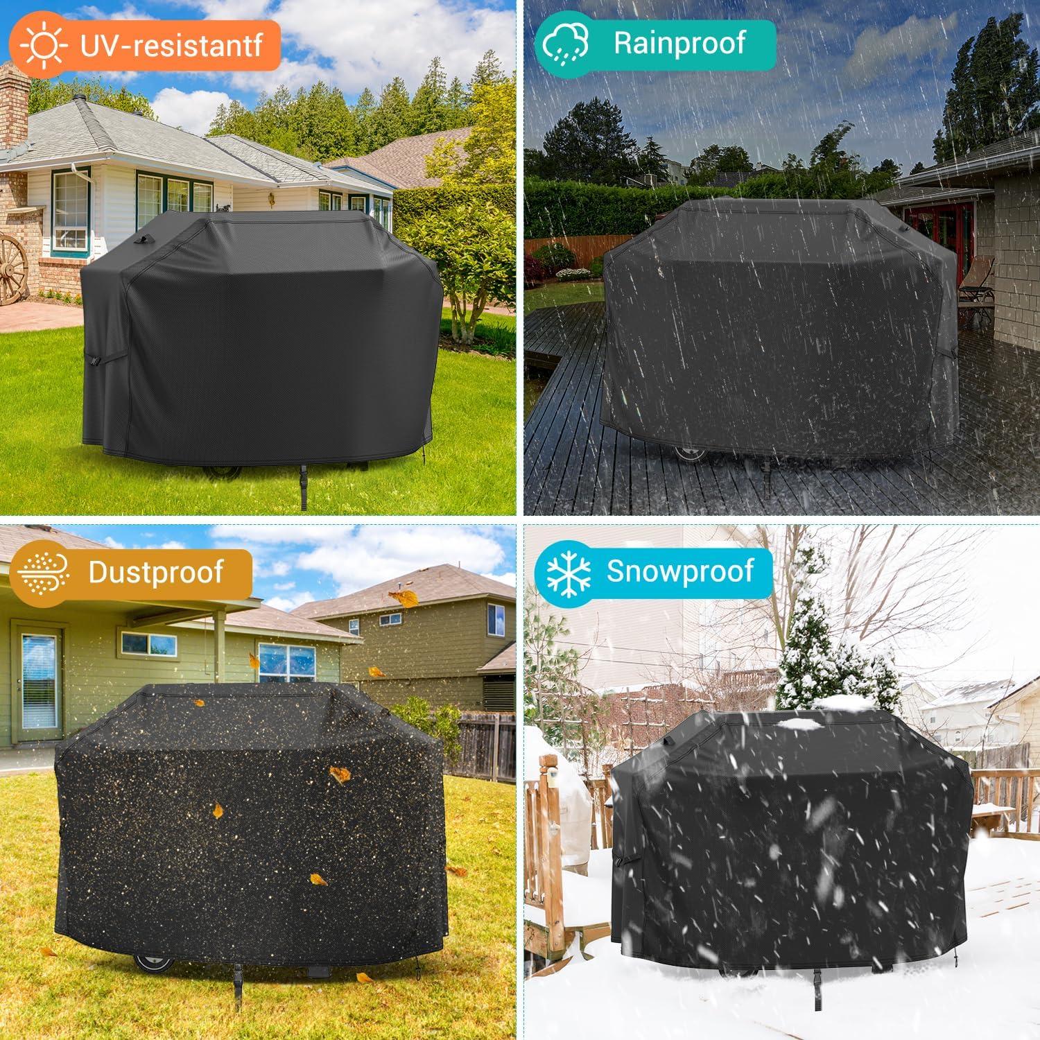 Grill Abdeckung 147x61x122cm Wasserdicht 600D Oxford BBQ Cover