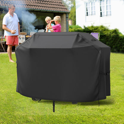 BroSYDA Grill Abdeckung 147x61x122cm Wasserdicht Winddicht UV-Beständig Reißfest
