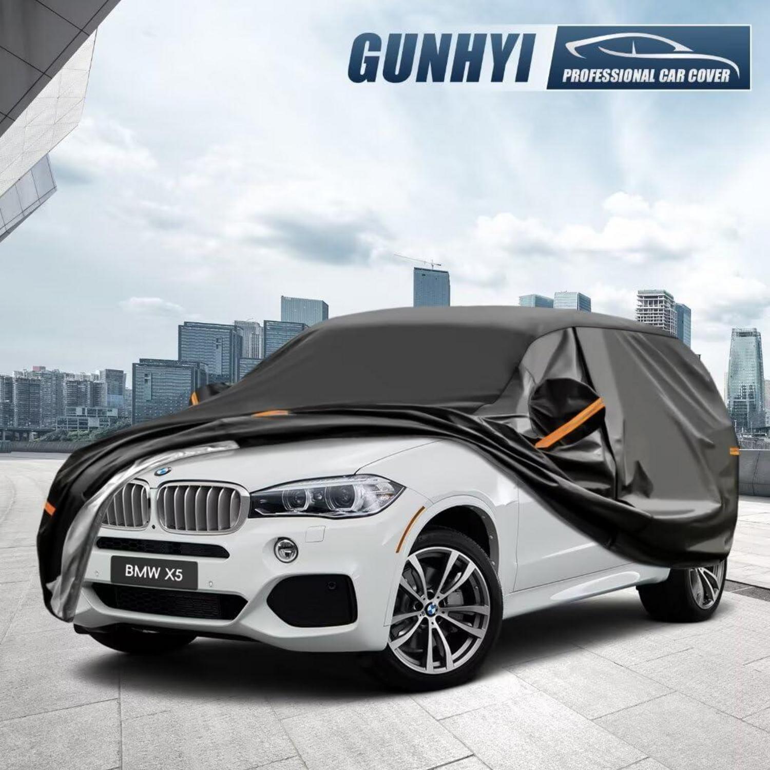 Autoabdeckung SUV 485-510cm YXL Schwarz Wasserdicht atmungsaktiv