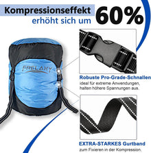 Kompressionssack 60% mehr Stauraum wasserfest ultraleicht