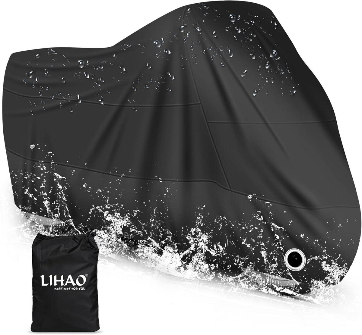 Motorrad Abdeckplane Wasserdicht Winterfest 190T 245x105x125cm