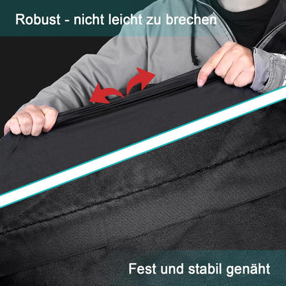 Motorrad Abdeckplane 190T Wasserdicht Winterfest 245x105x125cm