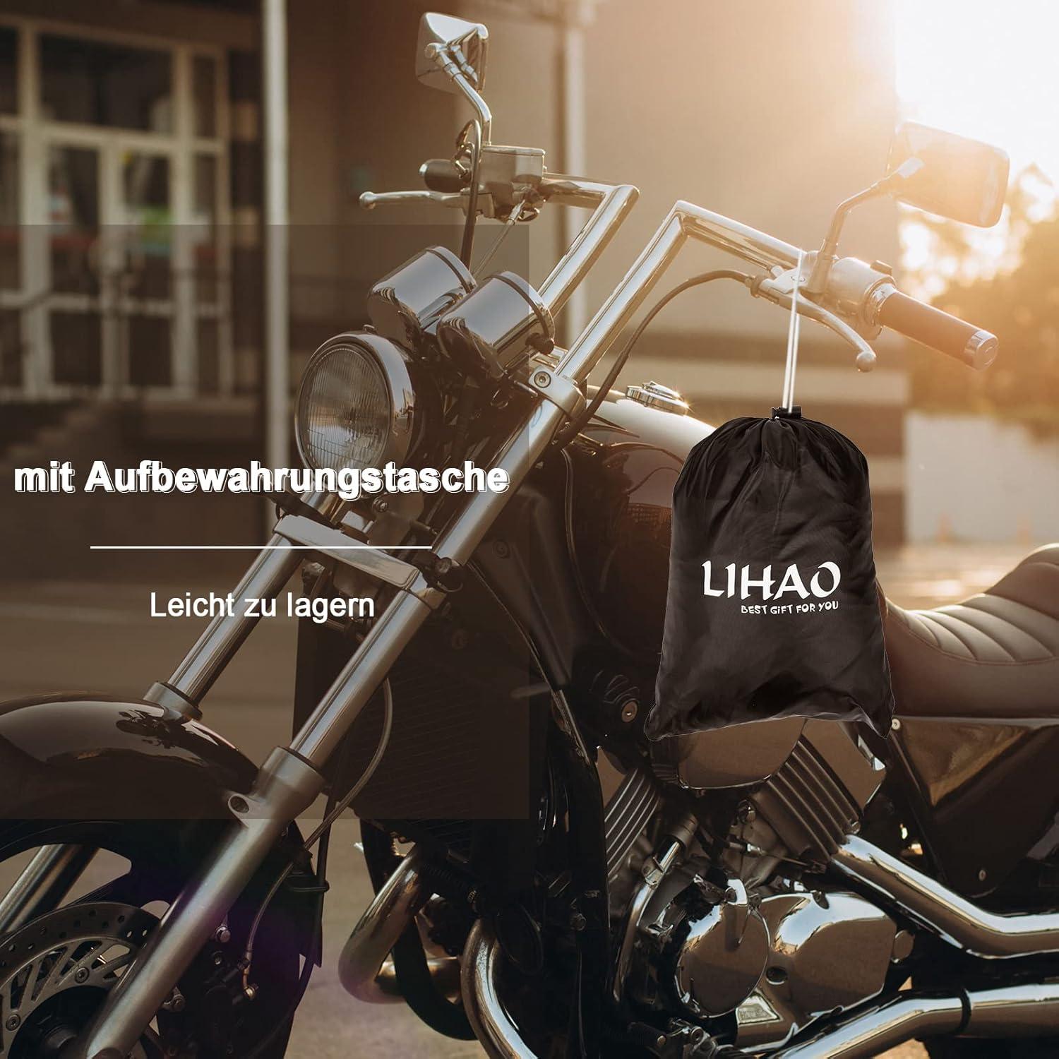 Motorrad Abdeckplane Winterfest Wasserdicht 190T 245x105x125cm