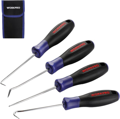WORKPRO 4-Teiliges Mini Pick und Haken Set Autowerkzeug