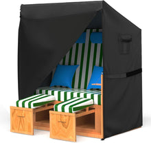 Strandkorb Schutzhülle 600D Oxford Wasserdicht UV 135x105x175/140cm