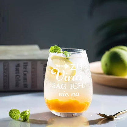 Joymaking Weinglas mit Gravur Spruch Personalisiert Lustig Geschenk Sommelier Weinliebhaber 15OZ