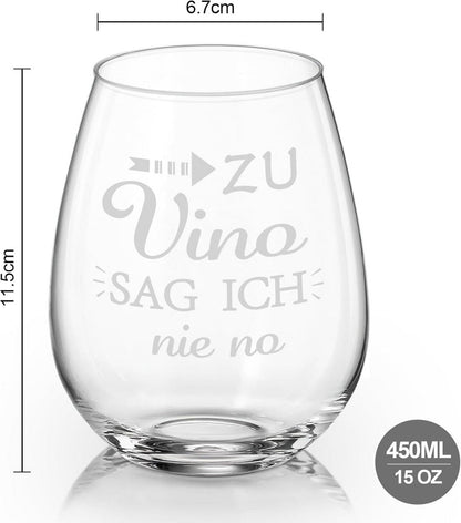 Joymaking Weingläser mit Gravur Spruch Personalisiert Geschenk
