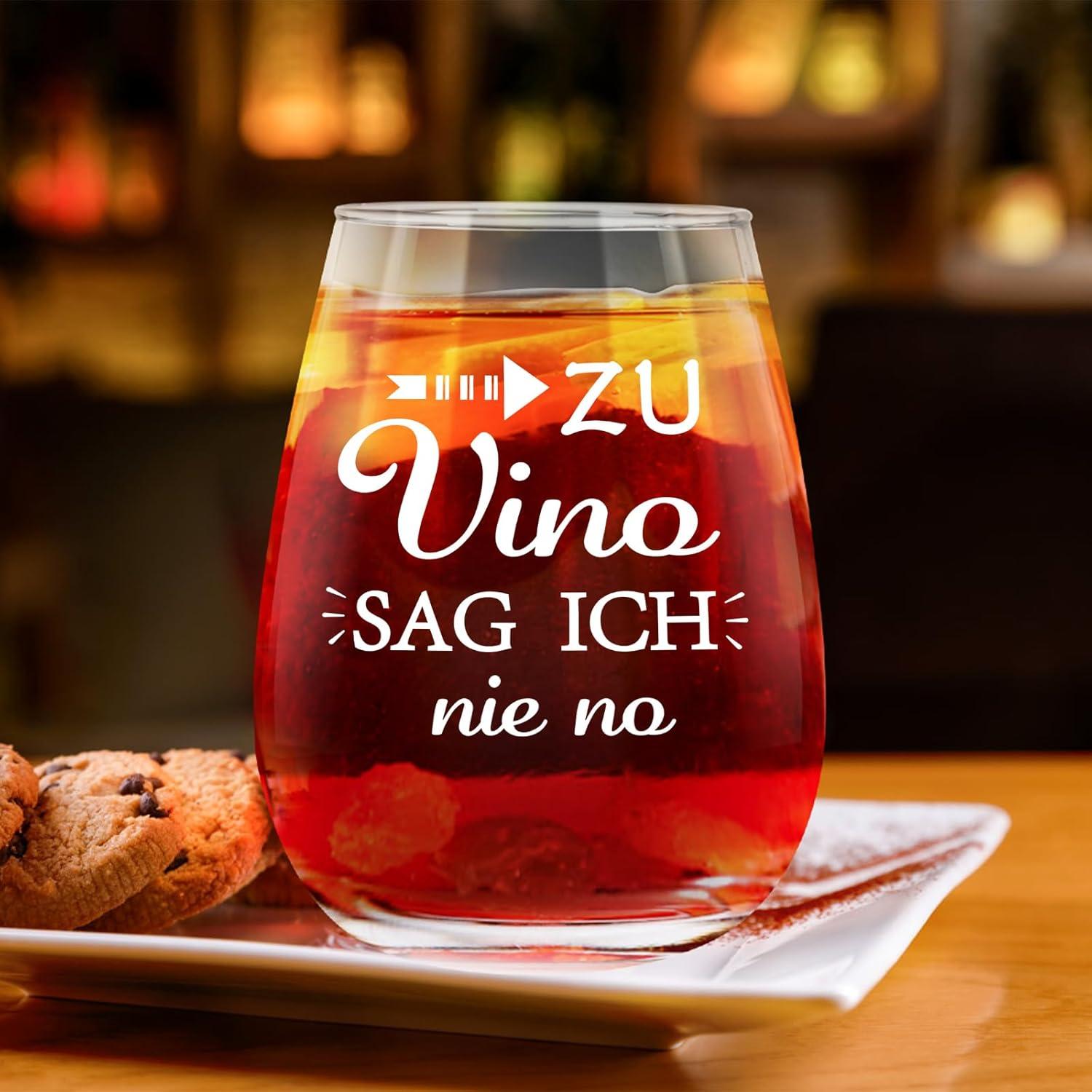 Joymaking Weinglas mit Gravur Spruch Personalisiert Lustig Geschenk Sommelier Weinliebhaber 15OZ