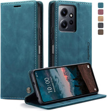 Handyhülle Xiaomi Redmi Note 12 4G Lederhülle Klappbar Flip Case