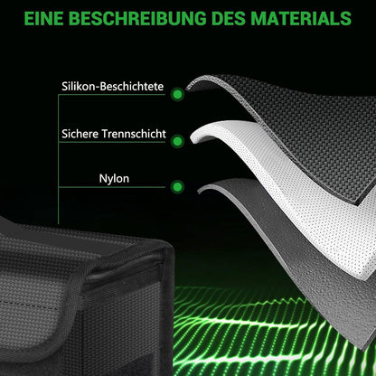 Feuerfeste E-Bike Akku Tasche Wasserdicht für Lagerung & Transport