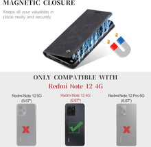 KZB Xiaomi Redmi Note 12 4G Handyhülle Leder Klapphülle