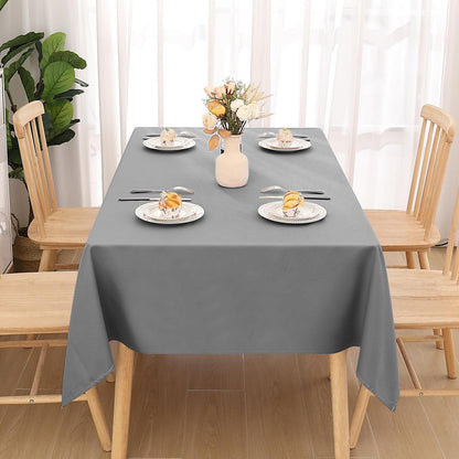 Abwaschbare Tischdecke Rechteckig 100x140cm Grau