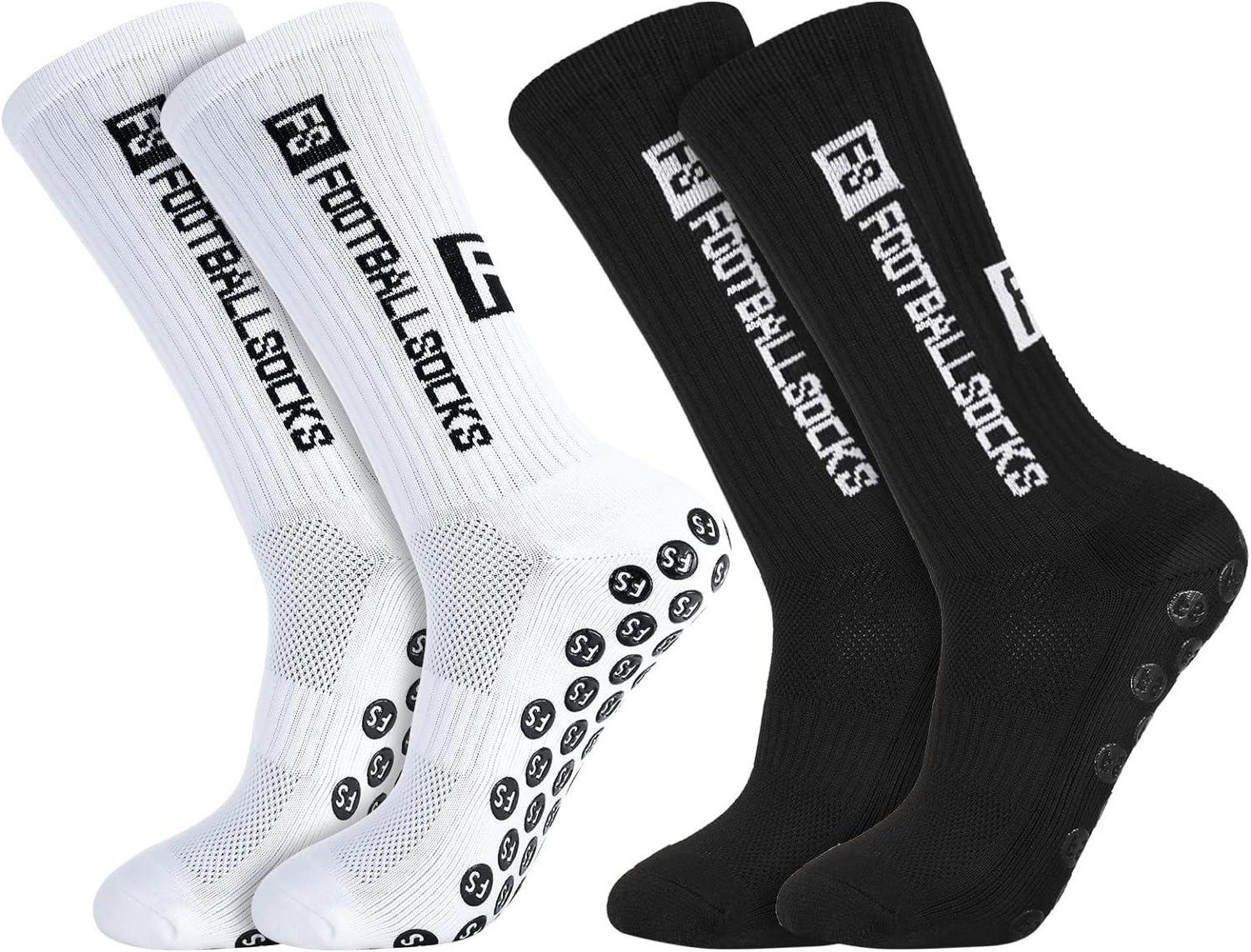Sportsocken Fußball Anti Rutsch Grip 2 Paar 39-46 Bequem