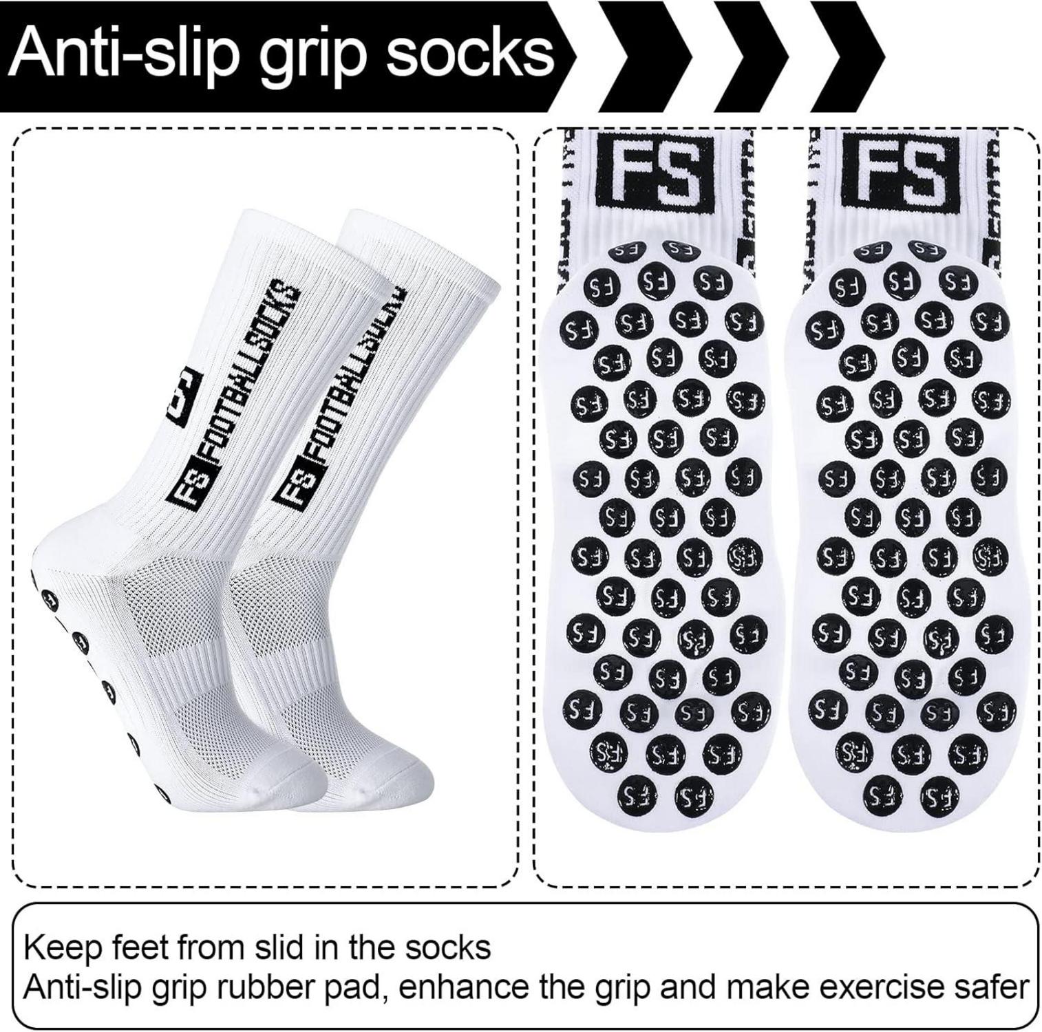 Sportsocken Fußball Anti Rutsch Grip 2 Paar 39-46 Bequem