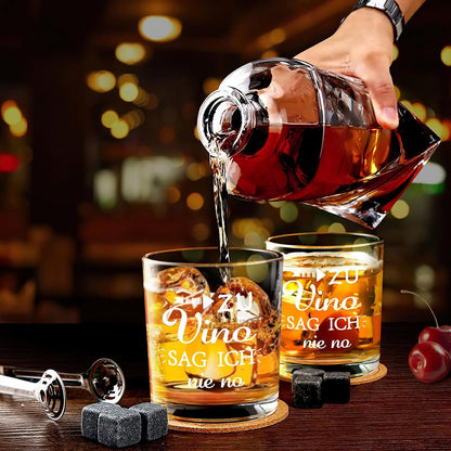 Joymaking Whiskeyglas mit Gravur und Spruch - Lustige Geschenke für Weinliebhaber