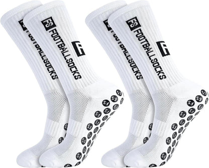 Anti-Rutsch Herren Fußballsocken im Doppelpack