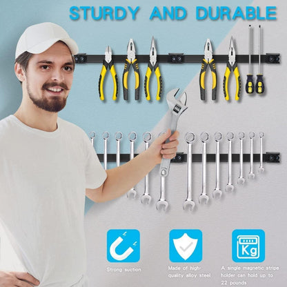 5er Set Magnetleiste 30cm stark für Werkzeuge, Garage & Küche