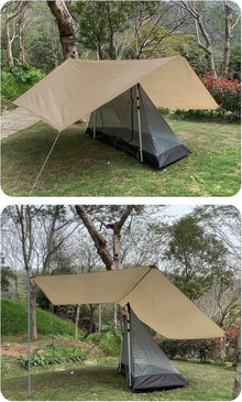 Ultraleichtes Camping Tarp Zelt 3.5x3m wasserdicht