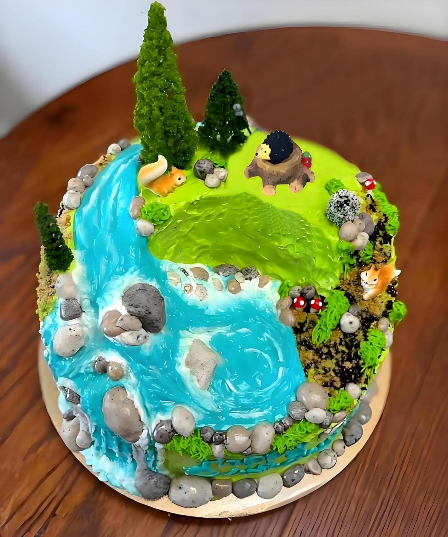 42er Set Modellbau Bäume und Tiere, Waldtiere Figuren Deko Garten